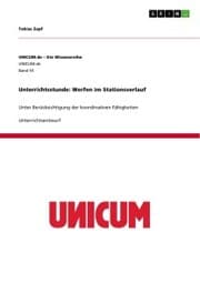 Cover von Unterrichtsstunde: Werfen im Stationsverlauf