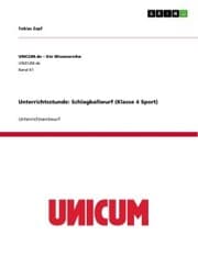 Cover von Unterrichtsstunde: Schlagballwurf (Klasse 4 Sport)