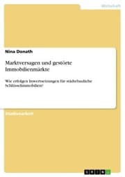 Cover von Marktversagen und gestörte Immobilienmärkte