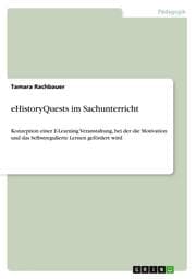 Cover von eHistoryQuests im Sachunterricht