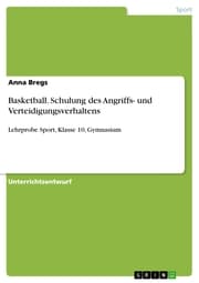Cover von Basketball. Schulung des Angriffs- und Verteidigungsverhaltens