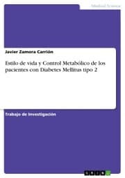Cover von Estilo de vida y Control Metabólico de los pacientes con Diabetes Mellitus tipo 2