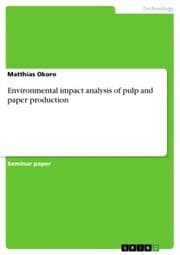 Cover von Environmental impact analysis of pulp and paper production