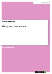 Cover von Ökosystem Feuchtwiese