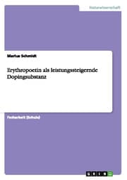 Cover von Erythropoetin als leistungssteigernde Dopingsubstanz