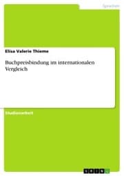 Cover von Buchpreisbindung im internationalen Vergleich