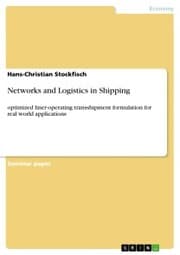 Cover von Networks and Logistics in Shipping