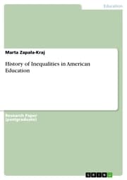 Cover von History of Inequalities in American Education