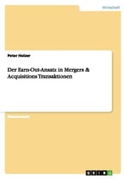 Cover von Der Earn-Out-Ansatz in Mergers & Acquisitions Transaktionen
