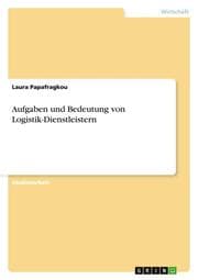 Cover von Aufgaben und Bedeutung von Logistik-Dienstleistern