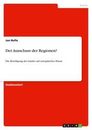 Cover von Der Ausschuss der Regionen?