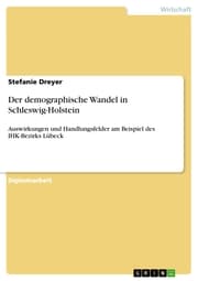 Cover von Der demographische Wandel in Schleswig-Holstein