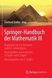 Cover von Springer-Handbuch der Mathematik III