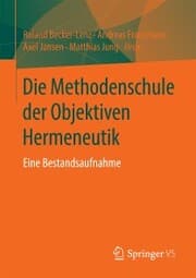 Cover von Die Methodenschule der Objektiven Hermeneutik