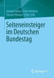 Cover von Seiteneinsteiger im Deutschen Bundestag