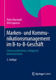 Cover von Marken- und Kommunikationsmanagement im B-to-B-Geschäft