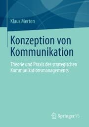 Cover von Konzeption von Kommunikation