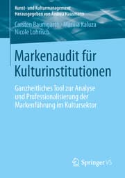 Cover von Markenaudit für Kulturinstitutionen