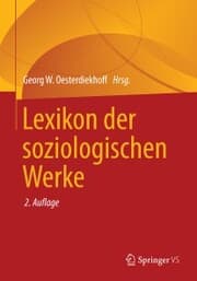 Cover von Lexikon der soziologischen Werke