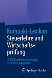 Cover von Kompakt-Lexikon Steuerlehre und Wirtschaftsprüfung