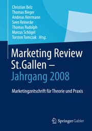 Cover von Marketing Review St.Gallen - Jahrgang 2008