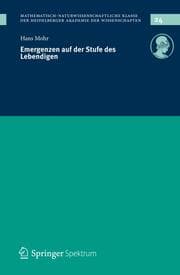 Cover von Emergenzen auf der Stufe des Lebendigen