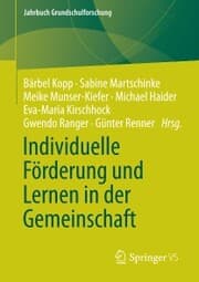 Cover von Individuelle Förderung und Lernen in der Gemeinschaft
