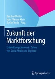Cover von Zukunft der Marktforschung