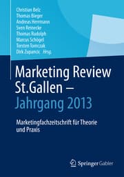 Cover von Marketing Review St. Gallen - Jahrgang 2013