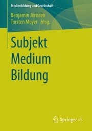 Cover von Subjekt Medium Bildung