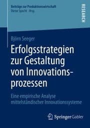 Cover von Erfolgsstrategien zur Gestaltung von Innovationsprozessen