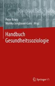 Cover von Handbuch Gesundheitssoziologie