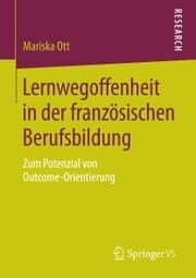 Cover von Lernwegoffenheit in der französischen Berufsbildung