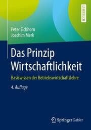 Cover von Das Prinzip Wirtschaftlichkeit