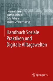 Cover von Handbuch Soziale Praktiken und Digitale Alltagswelten