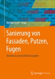 Cover von Sanierung von Fassaden, Putzen, Fugen