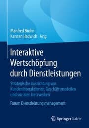 Cover von Interaktive Wertschöpfung durch Dienstleistungen