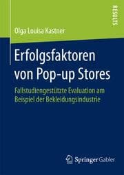 Cover von Erfolgsfaktoren von Pop-up Stores
