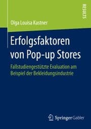 Cover von Erfolgsfaktoren von Pop-up Stores