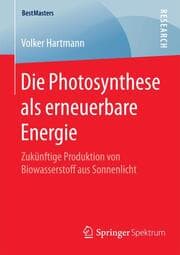 Cover von Die Photosynthese als erneuerbare Energie
