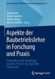 Cover von Aspekte der Baubetriebslehre in Forschung und Praxis