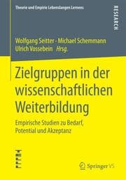 Cover von Zielgruppen in der wissenschaftlichen Weiterbildung