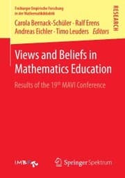 Cover von Views and Beliefs in Mathematics Education