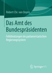 Cover von Das Amt des Bundespräsidenten