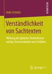 Cover von Verständlichkeit von Sachtexten