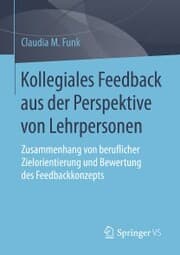 Cover von Kollegiales Feedback aus der Perspektive von Lehrpersonen