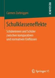 Cover von Schulklasseneffekte