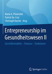 Cover von Entrepreneurship im Gesundheitswesen II