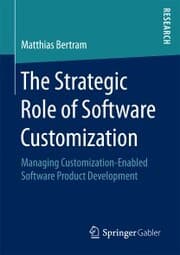 Cover von The Strategic Role of Software Customization