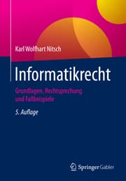 Cover von Informatikrecht